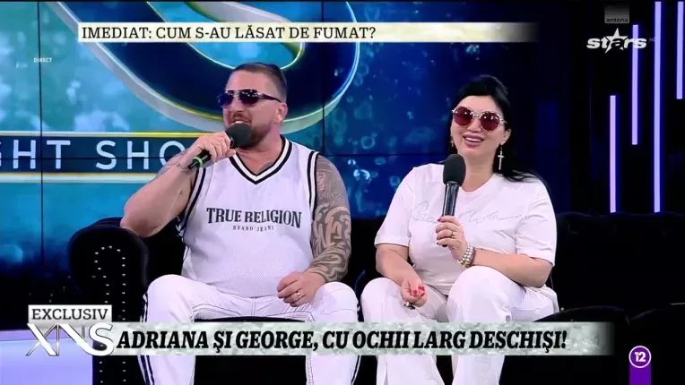 Adriana Bahmuteanu si George Restivan, partenerul ei, au facut o operatie la pleoape