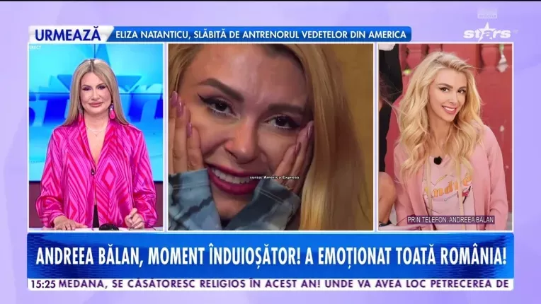 Andreea Balan, moment induiosator! A emotionat toata Romania