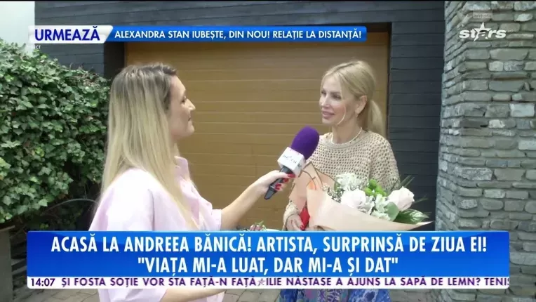 Andreea Banica, surprinsa de ziua ei de nastere, vorbeste despre ultimele noutati din viata ei!