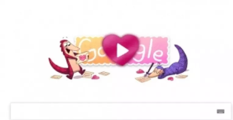 Avanpremiera de Valentine's Day: Google Doodle dedicat pangolinului