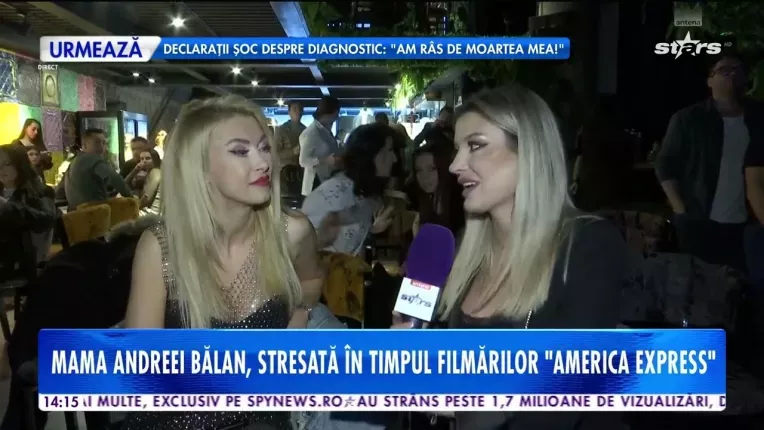Mama Andreei Balan, stresata in timpul filmarilor America Express