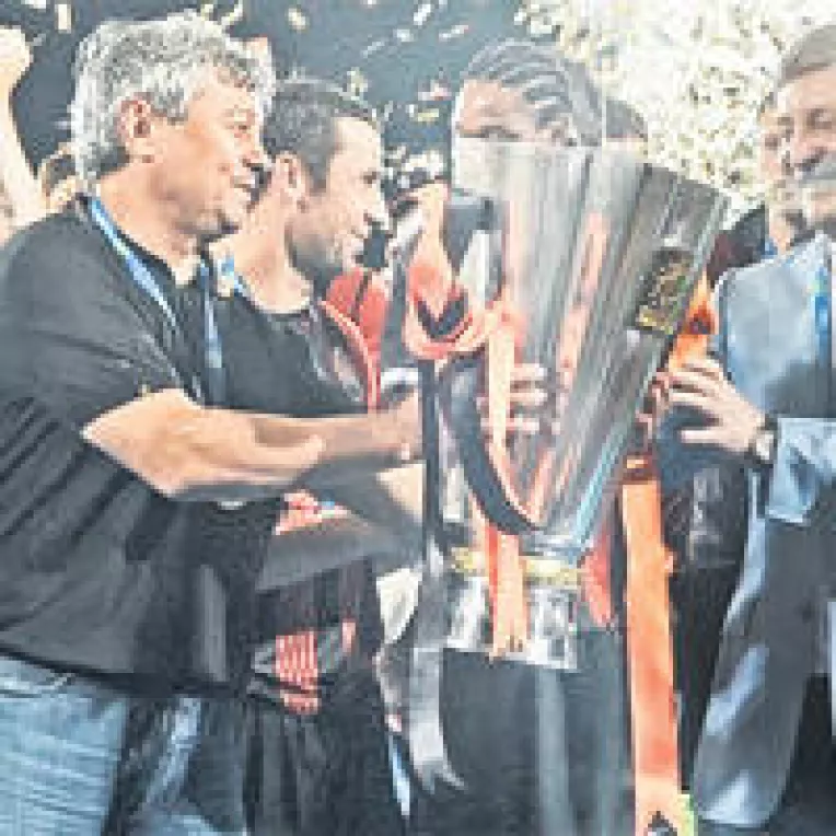 Mircea Lucescu a castigat cu Sahtior Donetk Supercupa Ucrainei