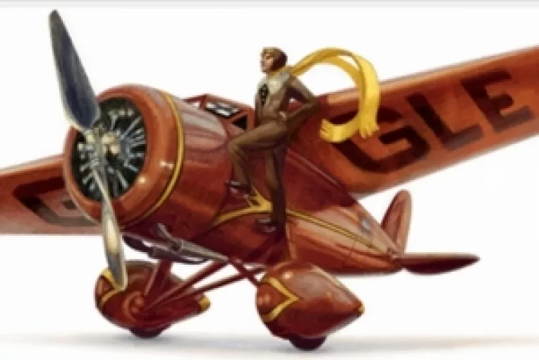 Omagiata de GOOGLE: AMELIA EARHART, pionier in aviatie si militanta pentru drepturile femeilor