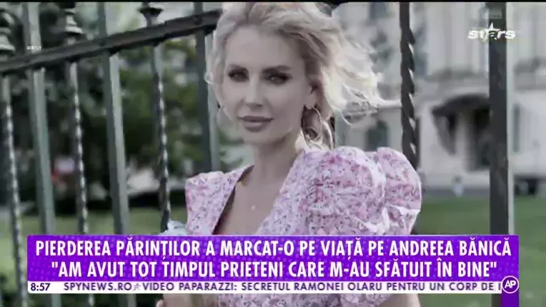 Pierderea parintilor a marcat-o pe viata pe Andreea Banica