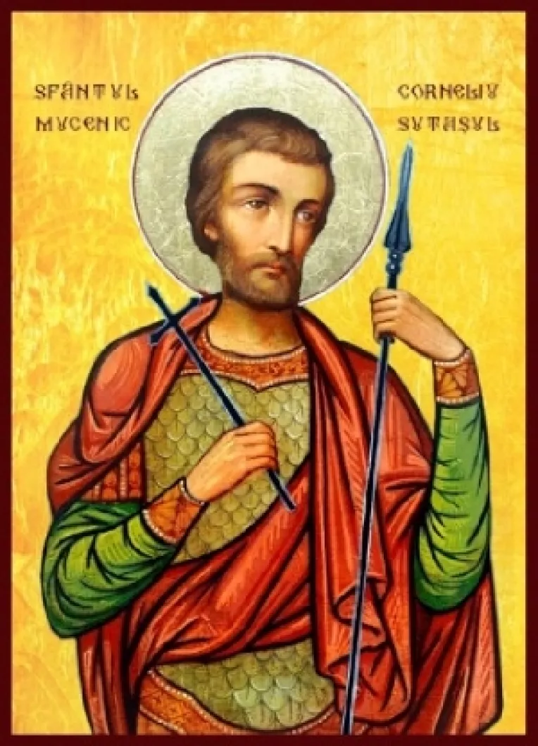 Sfantul Corneliu Sutasul, cinstit astazi in Biserica Ortodoxa, este primul dintre pagani care a primit Botezul crestin