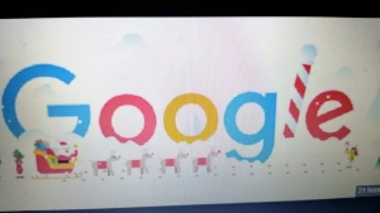 Un nou Doodle prin care Google celebreaza Craciunul si ne ureaza Sarbatori fericite!